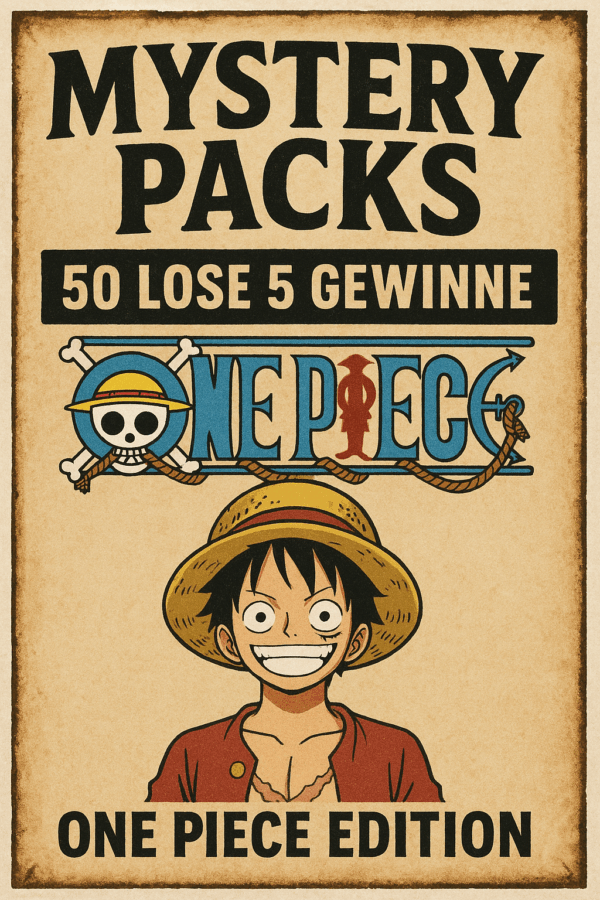 🎁 Mystery Pack – 50 Lose, 50 Chancen! 🎁 One Piece Edition
